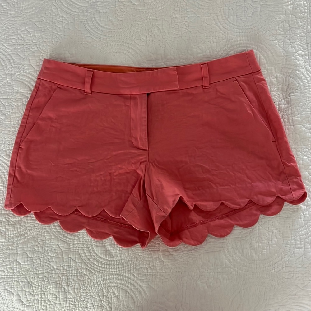 J Crew scalloped shorts